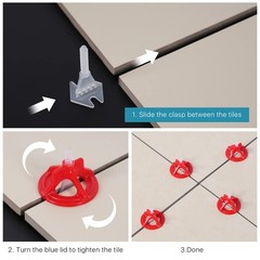 Jauyas Tile Anti-Lippage And Spacing Syste Tile Leveling System 1/8Baseplates