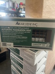 Air Vent Inc. Solar Tek RA Replacement Automatic Foundation Vent Brown #RABR