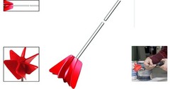 Versatile HM1 Paint Mixer – Compatible with All Drills, Perfect for Thick Fluids