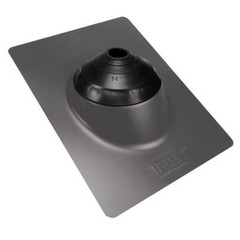 IPS 12×16 Gray Metal/Plastic/Rubber Roof Flashing