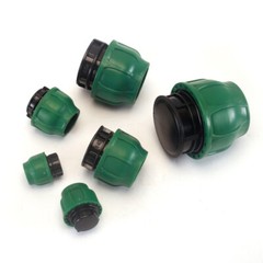 MDPE Compression Fittings Water Pipe Connector Straight Elbow Tee Valve 20-63mm
