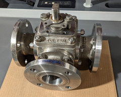 TCI 2 1/2″, 3-way full port modulating stainless steel valve TC-0802A