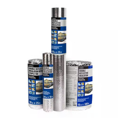 24 In. X 100 Ft. Double Reflective Insulation Radiant Barrier Free Shipping New