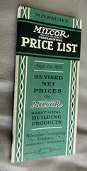 Antique 1928 Catalog Milcor Sheet Metal Bldg Products Milwaukee WI Price Illustr