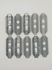 Pack Of (10) Wiremold 5701 Raceway Coupling, Steel, Series 500/700 2″ inch Long.