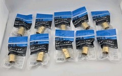 Lot of 10 Apollo Brass PEX-A 3/4″ x 3/4″ Male Sweat Adapter EPXMS3434