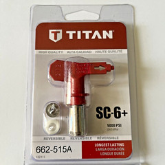 Titan 662-515A SC-6+ Reversible Airless Spray Tip Longest Lasting 5000 PSI