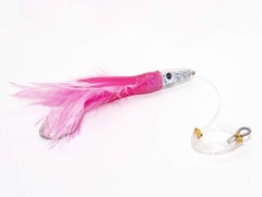 Set of 6 Tuna Flasher Lures, Rigged with 150 lb Leader and Ready to Go! with …