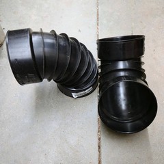 2 Advanced Drainage Systems ADS 4″ 100mm 90Â° Corrugated Elbow Fittings 0490AA