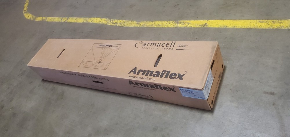 Armaflex 1-1/2 in x 2 in 18′ wall Rubber Pipe Insulation APT11020 Actual ID 2″