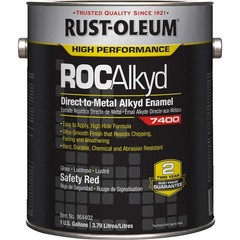 RUST-OLEUM 964402 7400 Alkyd Enamel,Safety Red,1 gal. 5A271