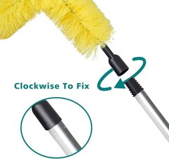 Gutter Cleaning Brush Roofing Guard Cleaner Tool with Telescopic Extension Po…