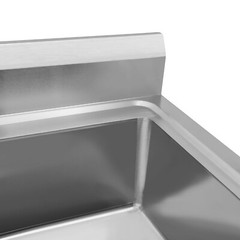 Single Bowl Kitchen Sink Fits Laundry Room Bathroom US Stainless Steel Durable