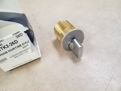 ILCO ADA 7241TK2-26D BRASS MORTISE CYLINDER 1-1/2″ TK KEYWAY 13192 DA8412XXXX