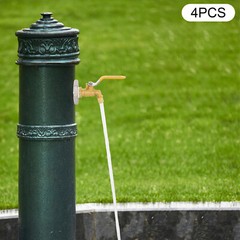 4x Drum Faucet Barrel Spigot, Stainless Steel Brass Barrel Faucet, for 55 Gallon