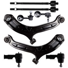 8Pc Front Suspension Kit Control Arm Ball Joint Tie Rod Sway Bar Hyundai Accent