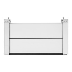 Flood Barrier for Home Aluminum Alloy Garage Door Water Barrier H15.7in W31.5in