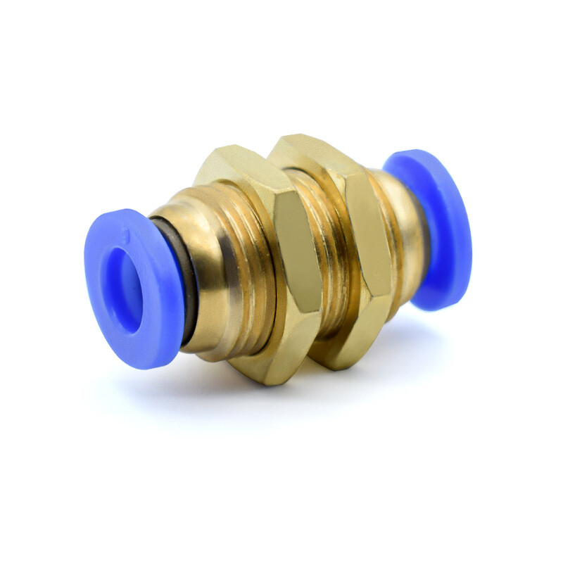 4mm~12mm Bulkhead Connector Pneumatic Push In Fittings for Air/Water Hose & Tube