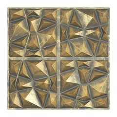 Faux Tin Ceiling Tile Plastic Wall Panel Modern design PLM101 Ancient gold 10Pcs