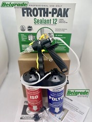 Case Of Froth-Pak 12 Spray Foam Sealant Kits (12 Foam Installation Kits)