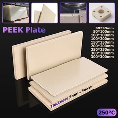 PEEK Sheet Polyetheretherketone Engineering Plastic Plate Cut to Size 5mm – 50mm