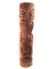 Protection Tiki Outdoor Totem Pole 40 in – Natural Finish | #lbj3036100n2