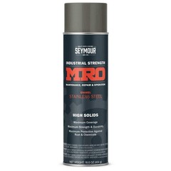 SEYMOUR PAINT Spray Paint,Stainlss Steel,16oz. 50DK01 PK 6