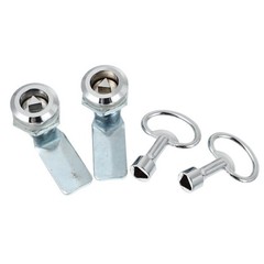 2 Pieces Triangle Lock for Cabinet Doors Generator Distribution Latch