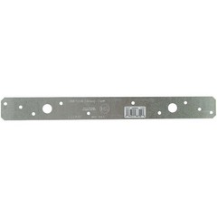 Corner Inside Mitre, 12 in L, 1-1/4 in W, Steel, Galvanized, Fastening Method: N