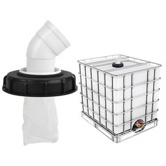 45° IBC Filter With Lid for Rain Water Tank Plastic Filter Cover Durable