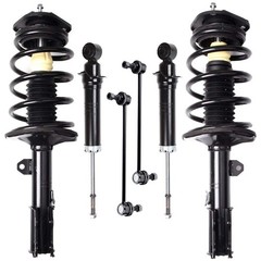 Front Rear Struts Shocks Stabilizer Bar Links 03-08 Pontiac Vibe Toyota Matrix