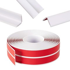 Rouixsen White Wall Ceiling Molding Trim 1.6 Inch X 60 Feet Corner Protector