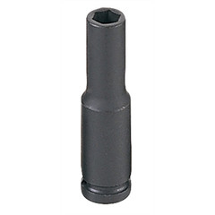 Grey Pneumatic 908DG Grey Pneumatic SOC 1/4 1/4D IMP MAG 6PT DP BLK