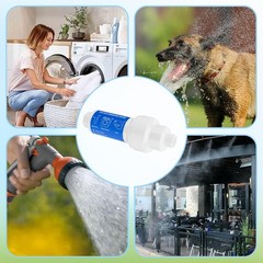 2 Pieces Calcium Inhibitor Filter for 3/4″ Standard Garden Hose and Faucets,