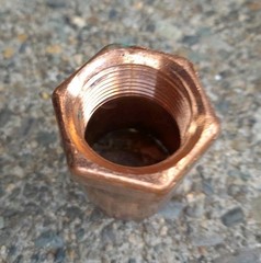 NIBCO Copper Pipe Adapters 1″ copper to 3/4″ pipe FEMALE ADAPTER lot of six