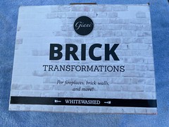 Giani Brick Transformations Kit- Whitewashed Look – Fireplace/Brick Transform