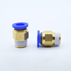 Quick 4mm-12mm OD Tube X 5mm-16mm NPT Pneumatic Push In Fit Connect Air Fitting
