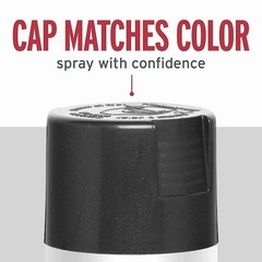 Rust-Oleum 7250830 Metallic Spray Paint, Black Night, Metallic, Solvent, 11 Oz
