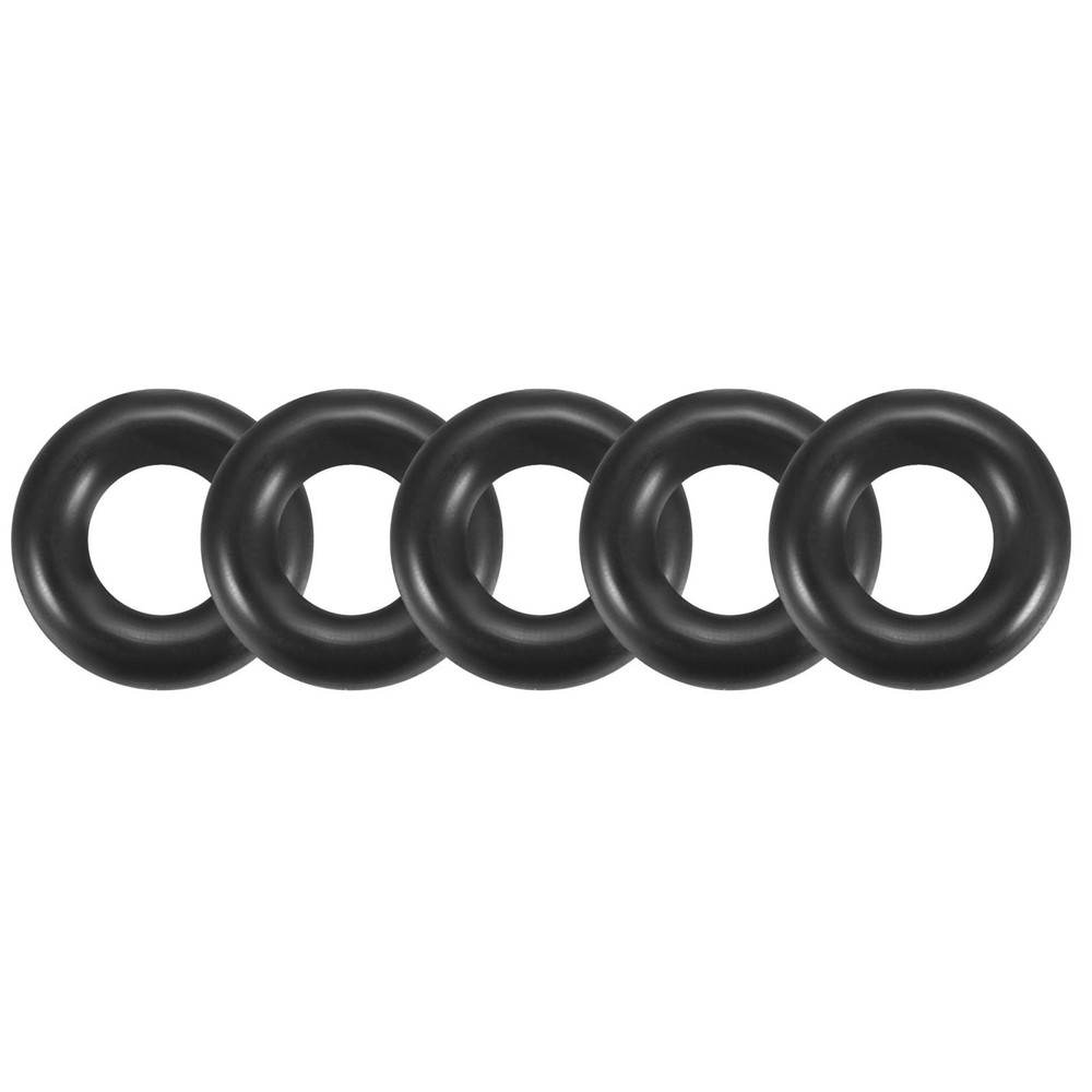 50Pcs 7.5mm x 1.9mm Black Flexible Nitrile Rubber O Ring Oil Seal Washer Grommet