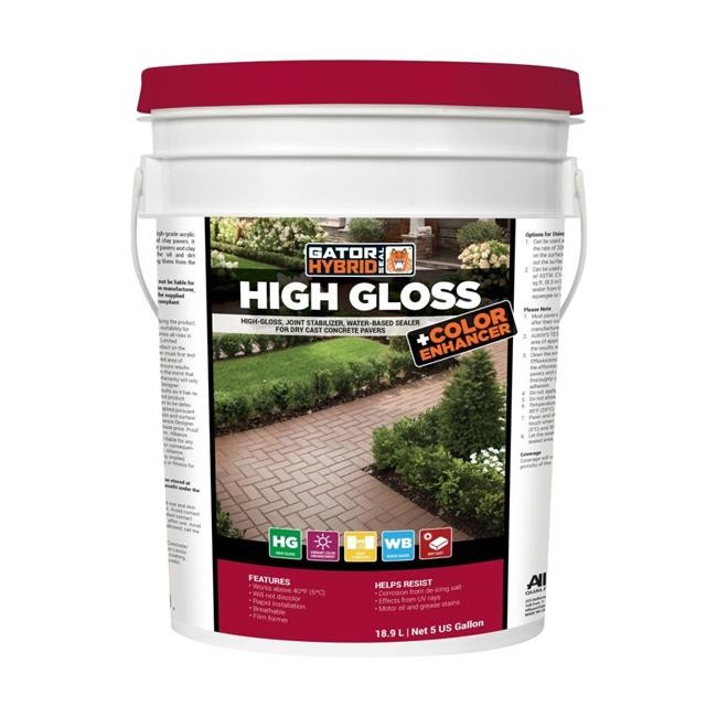 5 gal Gator Hybrid High Gloss Sealer Plus Color Enhancer #GATORHYBRID45