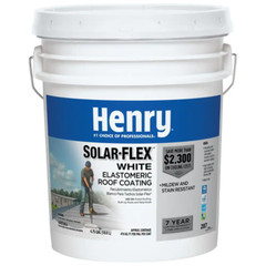 Acrylic Reflective Elastomeric Roof Coating 4.75 Gallon Bright White Heavy Duty