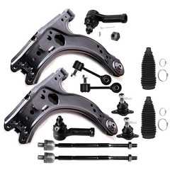 12Pcs Front Suspension Control Arm Ball Joint Tie Rod Sway Bar VW Beetle Jetta