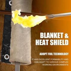 12″ x 12″ Heat and Flame Shield Heat Shield Sheet for Welding Protection Grommet