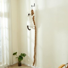 SHENGOCASE 1.9″ x 6.56Ft Cat Climbing Jute Rope with Hook, Wall Mounted Furnitur