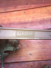 Vintage Sargent Pot Belly / Traditional / Door Closer Made in the USA