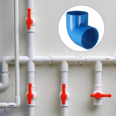 1 Pcs 4 Inch 90 Degree Elbow Pipe Fittings 2 Way, Blue