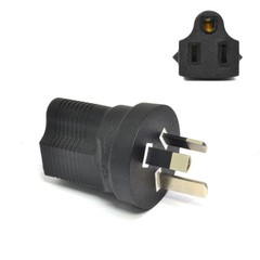 Ceptics Australia, New Zealand, China AS3112 Travel Power Plug 1 Pack, Black