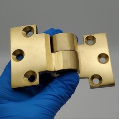 Rixson Intermediate Pivot 119 3/4″ Offset Satin Brass RH Full Mortise Right Hand