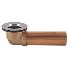 Manufacturer Varies Chrome, Brass, Bath Drain, Waste and Overflow Shoe 35224