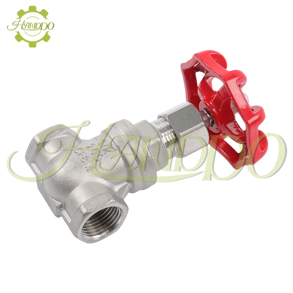 Heavy Duty 1/2″ NPT Stainless Female Thread Rotary Sluice Valve w/ Wheel Handle